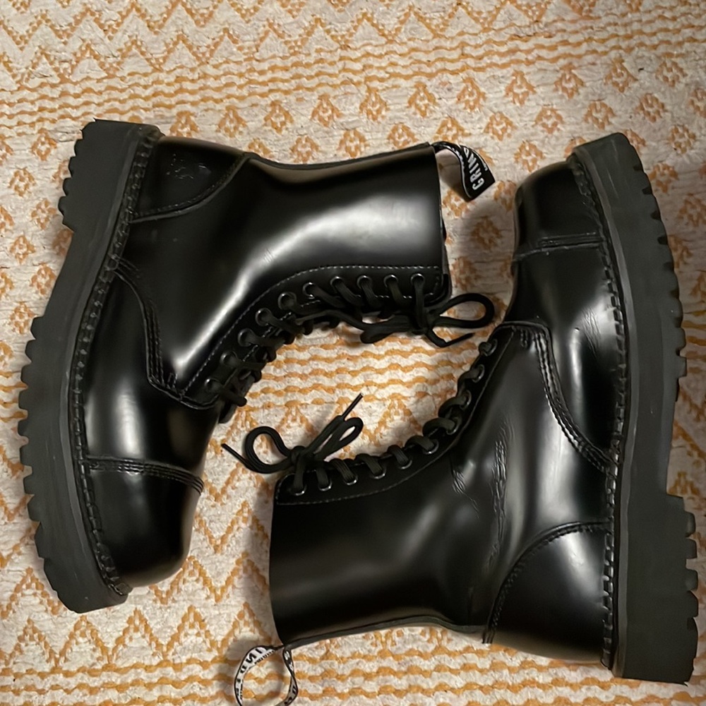 Grinders bulldog steel toe combat boots